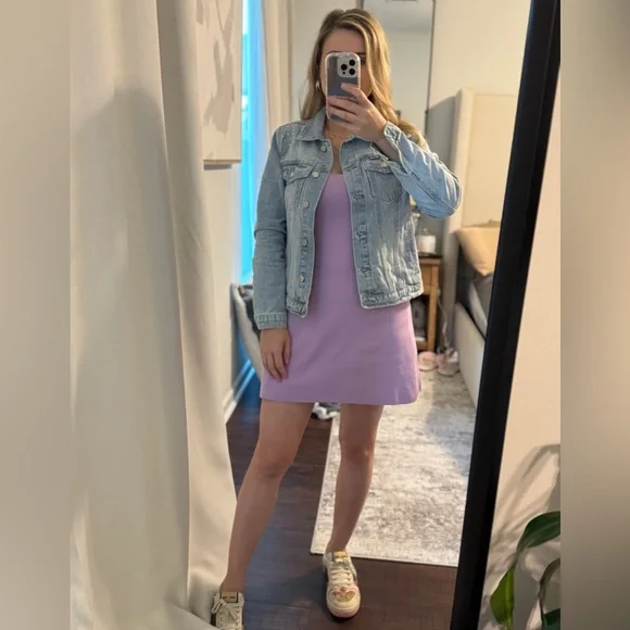 ZARA Casual Cute Lavender Sleeveless Summer Spring Dress - Picture 8 of 12